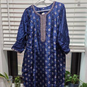 Pakistani wedding guest dress - Blue